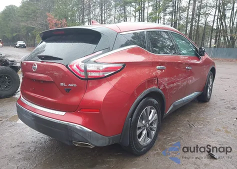2016 Nissan Murano Sl z USA, uszkodzony, nr VIN 5N1AZ2MH5GN170241